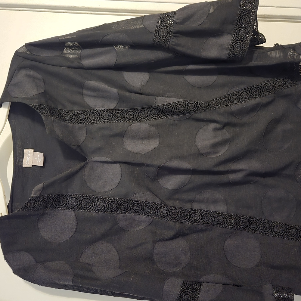 Chico's Classic Black Blouse